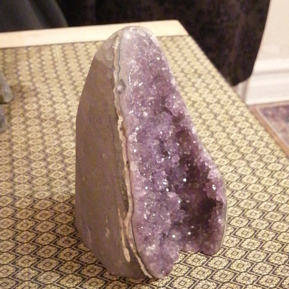 Gorgeous AMETHYST CATHEDRAL ✨3.4lbs with amazing banding and colouring! Video! - Picture 14 of 17